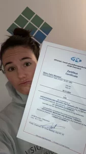 Katrin Mansbart IAOM UE Zertifikat